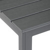 Záhradná zostava 156x78x74cm, polywood, sivá, AZS-B1656 GREY