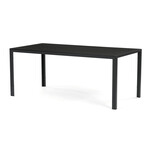 Záhradný stôl 180x90cm, hliník, polywood, sivá, AZT-C1211 GREY