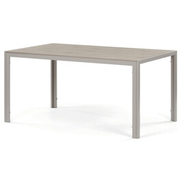 Záhradný stôl 150x89cm, kov, polywood, béžová, AZT-S1215 CRM