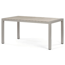 Záhradný stôl 162x90cm, hliník, polywood, béžová, AZT-S1514 CRM