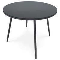 Záhradný stôl 90x90cm, kov, šedá, AZT-L1352 GREY