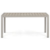 Záhradný stôl 162x90cm, hliník, polywood, béžová, AZT-S1514 CRM