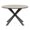 Záhradný stôl 110x110cm, hliník, polywood, sivá, AZT-S1430 GREY
