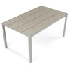 Záhradný stôl 150x89cm, kov, polywood, béžová, AZT-S1215 CRM