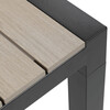 Záhradný stôl 160x90cm, hliník, polywood, čierna, AZT-S1514 BK