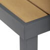 Záhradný stôl 190x90cm, hliník, sivá, AZT-W1408 GREY