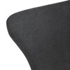 CT-S8010 GREY2 - Stolička jedálenská, šedá látka, nohy čierny kov