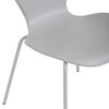 CT-X7034 GREY - Stolička jedálenská, šedý plast, štvornohá kvová podnož