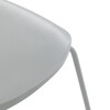 CT-X7034 GREY - Stolička jedálenská, šedý plast, štvornohá kvová podnož