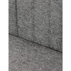 DCL-379 GREY2 - Stolička jedálenská, strieborná látka, šedé kovové nohy