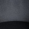 DCL-X7129 GREY2 - Stolička jedálenská, šedá látka, čierna kovová noha
