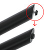 DCH-W1117 GREY2 - Stolička jedálenská, šedá látka, čierny kov, otočný mechanizmus 90 ° / 90 ° (L / P) - funkcia reset