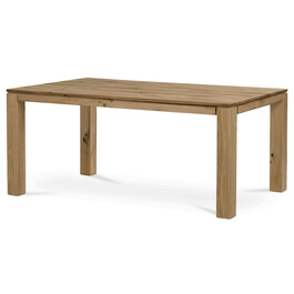 DS-F180 DUB - Stôl jedálenský 180x90 cm, masív dub, povrchová úprava olejom, nohy 8x8 cm