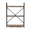 Regál, mdf, hnedá, GD-223 OLW
