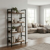 Regál, mdf, hnedá, GD-314 OLW