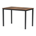 Jedálenský stôl 110x70x75cm, mdf, old wood, GDT-202 OLW2