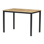 Jedálenský stôl 110x70x75cm, mdf, divoký dub, GDT-202 OAK