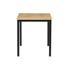 Jedálenský stôl 110x70x75cm, mdf, divoký dub, GDT-202 OAK