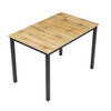 Jedálenský stôl 110x70x75cm, mdf, divoký dub, GDT-202 OAK