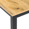 Jedálenský stôl 110x70x75cm, mdf, divoký dub, GDT-202 OAK
