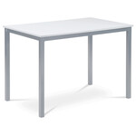 Jedálenský stôl 110x70cm, mdf, biela, GDT-202 WT