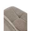 Jedálenská stolička, hnedá, látka, HC-T1130 CAP2