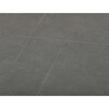 HT-398M GREY - Stôl jedálenský 80x80 cm, keramická doska šedý mramor, čierne kovové nohy