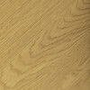 HT-F4120 OAK - Stôl jedálenský okrúhly, 120x75 cm, MDF divoký dub, čierne kovové nohy