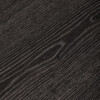 HT-R5010 GREY - Stôl jedálenský okrúhly, 100x100x76 cm, MDF, kov, šedý dub, čierna