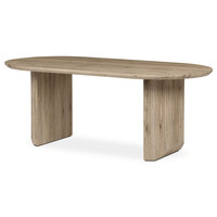 HT-W1578 SRE - Stôl jedálenský, 200x100x76 cm, MDF doska, 3D dekor dub san remo.