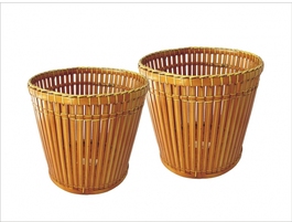 Bambusový obal na kvetináč set 2 ks
