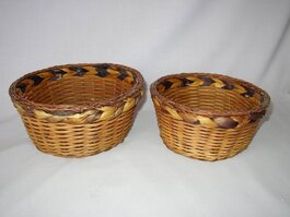 Košík průplet vodný hyacint 2 kusy