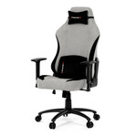KA-F12 SIL2 - Herné kreslo, strieborná látka, hojdací mechanizmus, polohovanie operadla 90 ° -180 °, 3D podrúčky, vankúše z pamäťovej peny,