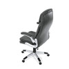 KA-F1218 GREY - Kreslo kancelárske, šedá ekokoža, hojdací mechanizmus