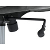 KA-F1385 GREY - Kreslo kancelárske, šedá ekokoža, chrómový kríž, hojdací mechanizmus, nosnosť 150kg