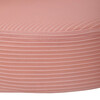 KA-K1062 PINK - Detská stolička, ružová sieťovina, biely plastový kríž, kolieska na tvrdé podlahy