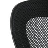 KA-K2006 GREY - Kancelárska stolička, sieťovina, čierny plast, hojdací mechanizmus, kolieska na tvrdé povrchy
