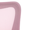 KA-K2008 PINK - Kancelárska stolička, ružová sieťovina, šedý plast, kolieska na tvrdé podlahy