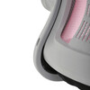 KA-K2008 PINK - Kancelárska stolička, ružová sieťovina, šedý plast, kolieska na tvrdé podlahy