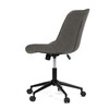 KA-V3120 GREY3 - Stolička kancelárska, šedá látka v dekore brúsenej kože, čierny kovový kríž