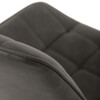 KA-V3120 GREY3 - Stolička kancelárska, šedá látka v dekore brúsenej kože, čierny kovový kríž