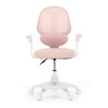 Detská stolička, výškovo nastaviteľná, ružová sieťovina, KA-W8008 PINK