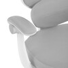 Detská stolička, výškovo nastaviteľná, šedá sieťovina, KA-W8008 GREY