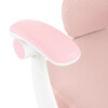 Detská stolička, výškovo nastaviteľná, ružová sieťovina, KA-W8008 PINK