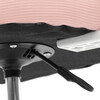 Detská stolička, výškovo nastaviteľná, ružová sieťovina, KA-W8008 PINK