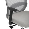 KA-V3329 GREY - Stolička kancelárska, šedá MESH sieťovina, šedá látka, plastový kríž, synchrónny mechanizmus, kolieska pre tvrdé povrchy
