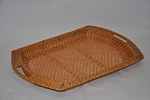 Ratanový podnos vypletaný oblúk veľký