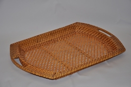 Ratanový podnos vypletaný oblúk veľký