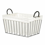 OV4130-V - Kôš kovový, s látkou.