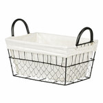 OV4133-ST - Kôš kovový, s látkou.